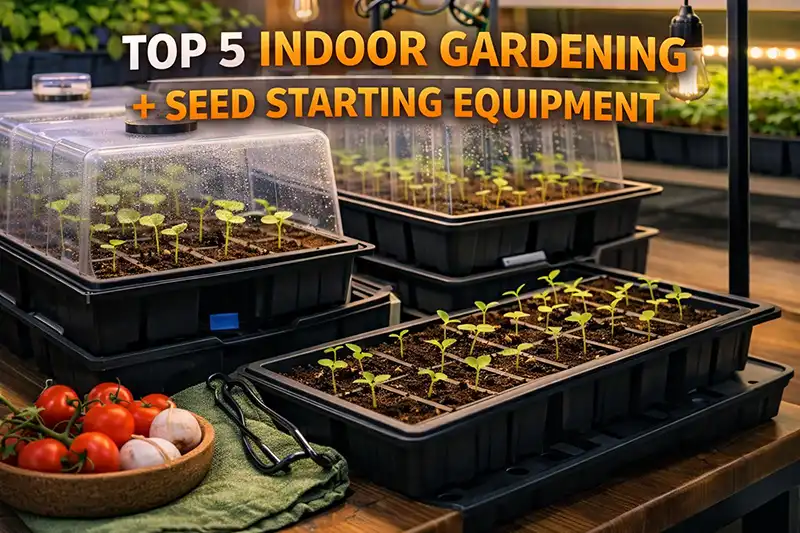 Indoor Gardening and Seed Starting Equipment: Top 5 Picks (Grow Lights + Seed Starting Systems)