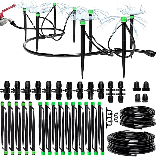 CARPATHEN drip irrigation system kit for raised beds and greenhouse use