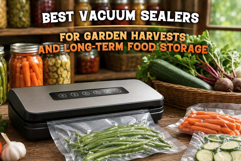 Best Vacuum Sealers for Garden Harvests and Long-Term Food Storage
