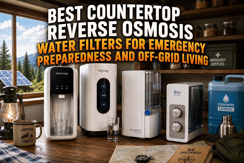 Best Countertop Reverse Osmosis Water Filters for Emergency Preparedness and Off-Grid Living