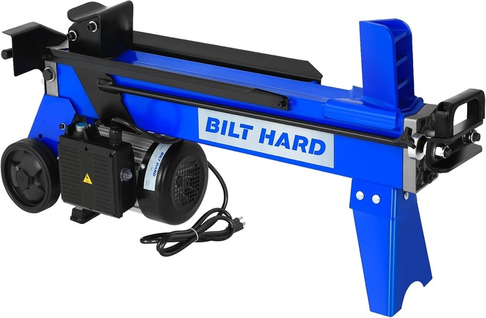 BILT HARD 6.5-ton electric log splitter for backyard firewood processing