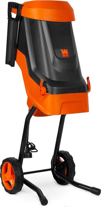 WEN 41119 15-amp electric wood chipper and shredder for small branches