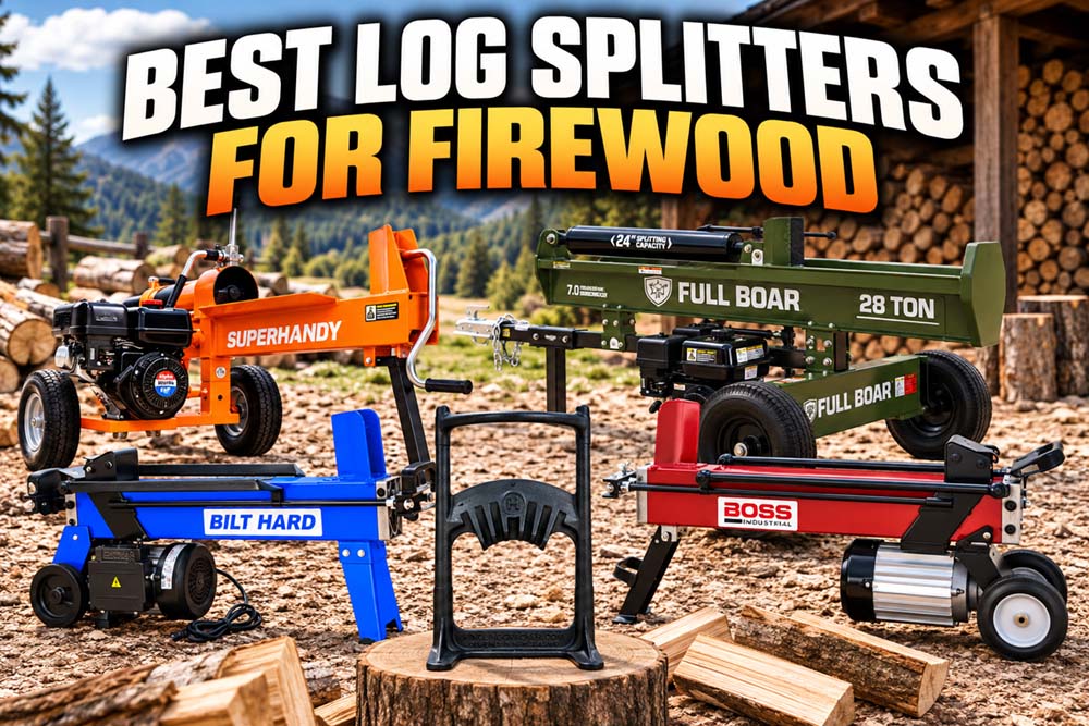 Best Log Splitters for Firewood: 5 Picks for Easier Wood Heating