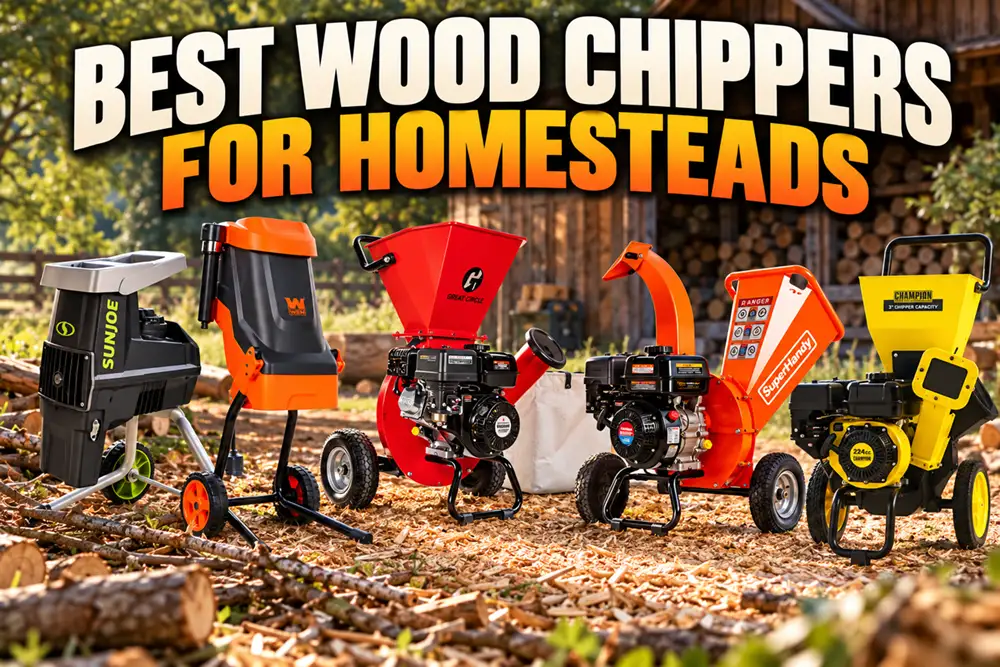 Best Wood Chippers for Homesteads: 5 Electric and Gas Picks